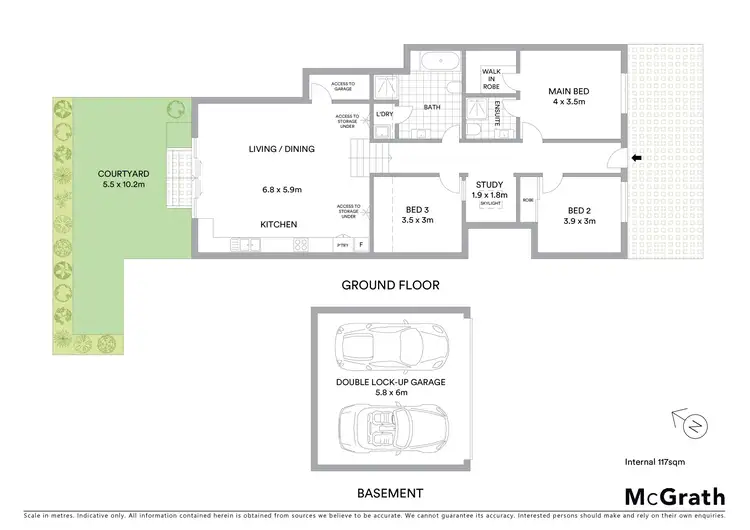 Floorplan of Homely villa listing, 6/113 Mimosa Street, Bexley NSW 2207