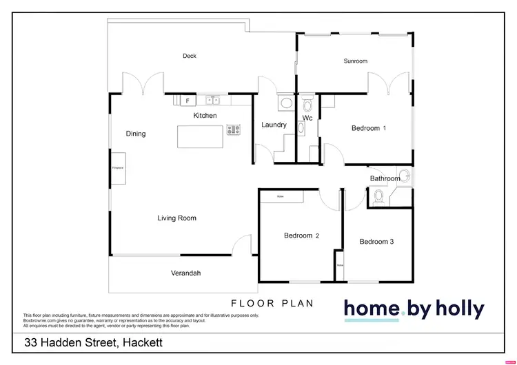 Floorplan of Homely house listing, 33 Haddon Street, Hackett ACT 2602
