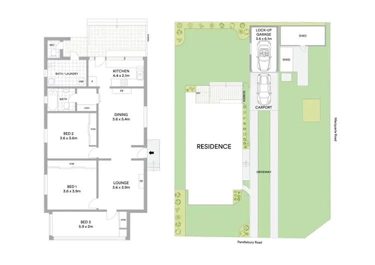 Floorplan of Homely house listing, 1 Pendlebury Road, Cardiff NSW 2285