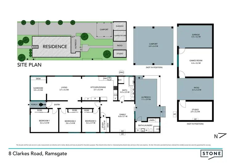 Floorplan of Homely house listing, 8 Clarkes Road, Ramsgate NSW 2217