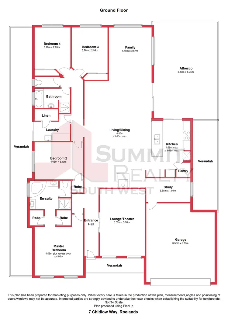 Floorplan of Homely house listing, 7 Chidlow Way, Roelands WA 6226