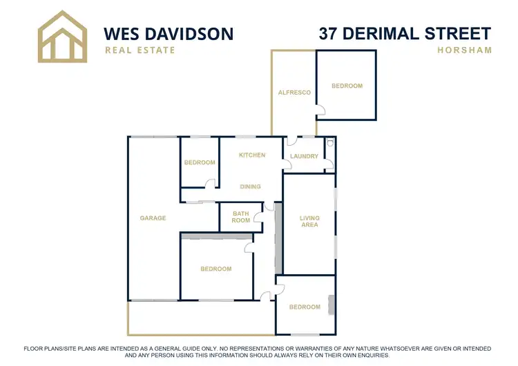 Floorplan of Homely house listing, 37 Derimal Street, Horsham VIC 3400