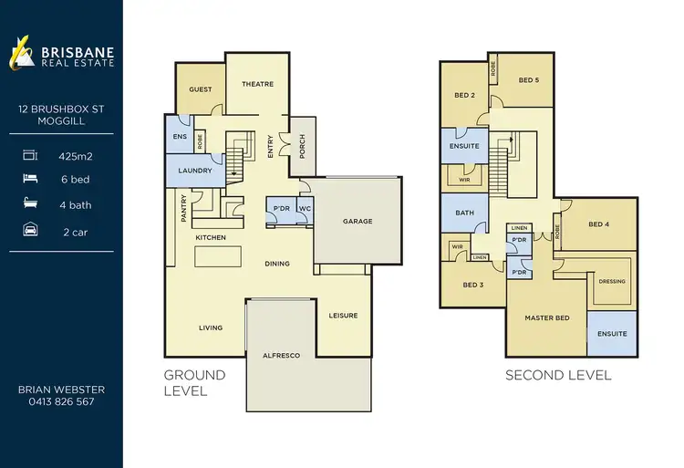 Floorplan of Homely house listing, 12 Brushbox Street, Moggill QLD 4070