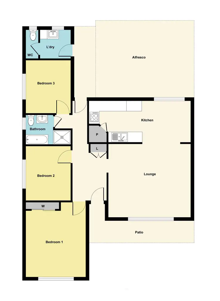 Floorplan of Homely house listing, 7 Capp Street, Ararat VIC 3377
