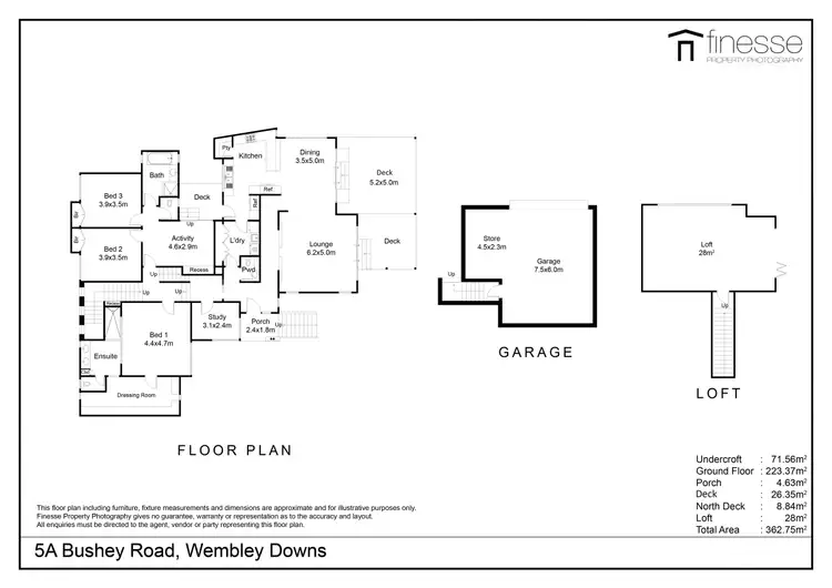 Floorplan of Homely house listing, 5A Bushey Road, Wembley Downs WA 6019