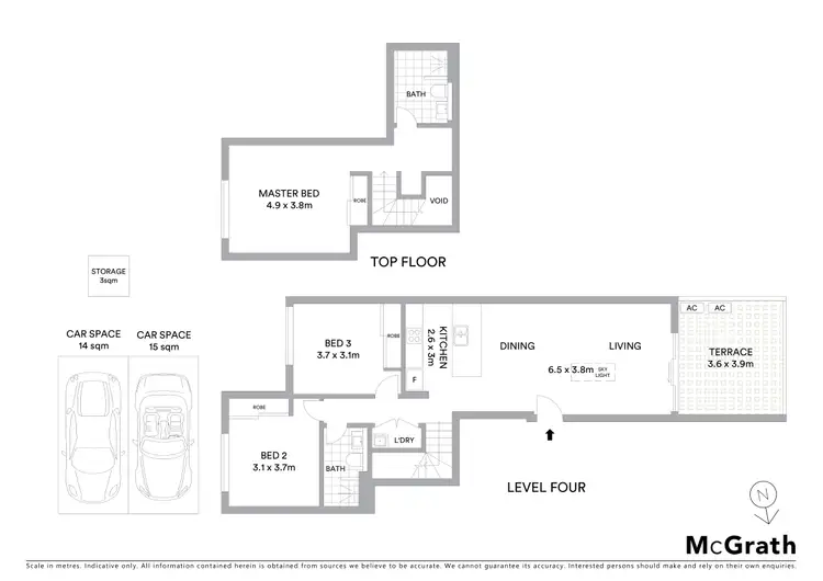 Floorplan of Homely apartment listing, 39/2-4 Lodge Street, Hornsby NSW 2077