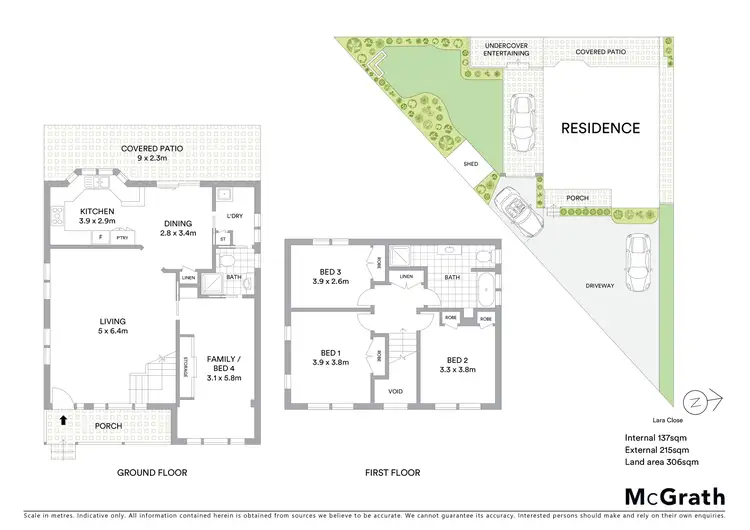 Floorplan of Homely townhouse listing, 1/1 Lara Close, Ourimbah NSW 2258