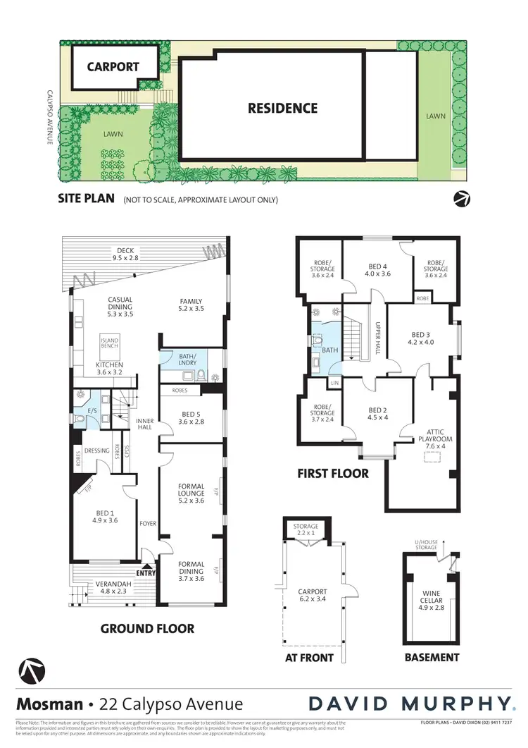 Floorplan of Homely house listing, 22 Calypso Avenue, Mosman NSW 2088