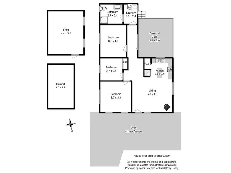 Floorplan of Homely house listing, 18-20 Meethenar Street, Carlton TAS 7173