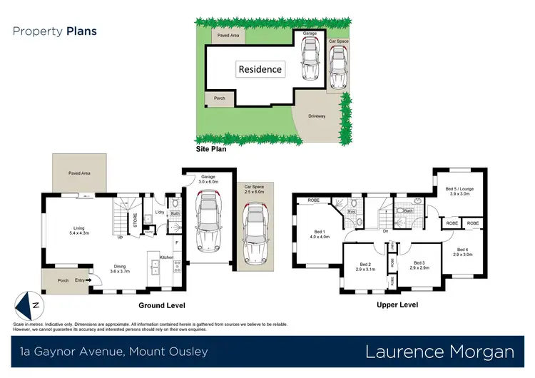 Floorplan of Homely house listing, 1A Gaynor Avenue, Mount Ousley NSW 2519