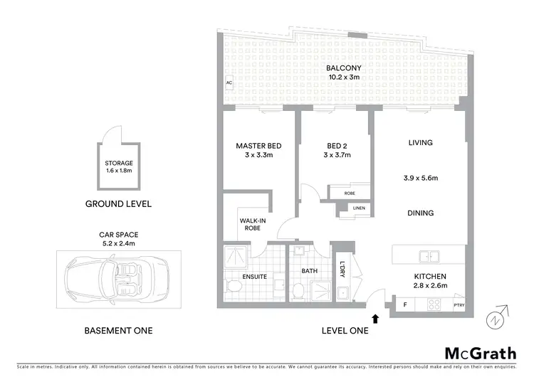 Floorplan of Homely apartment listing, 102/218 Railway Parade, Kogarah NSW 2217