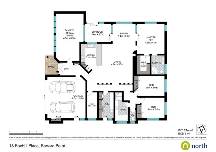 Floorplan of Homely house listing, 16 Foxhill Place, Banora Point NSW 2486