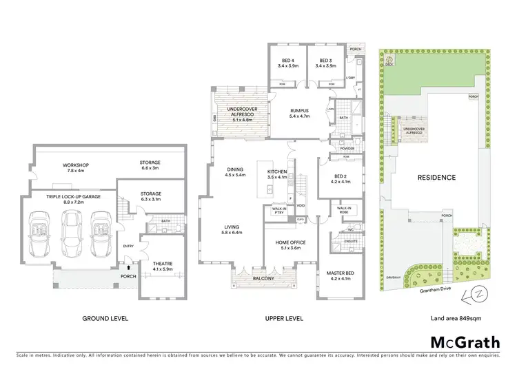 Floorplan of Homely house listing, 116 Grantham Drive, Highton VIC 3216