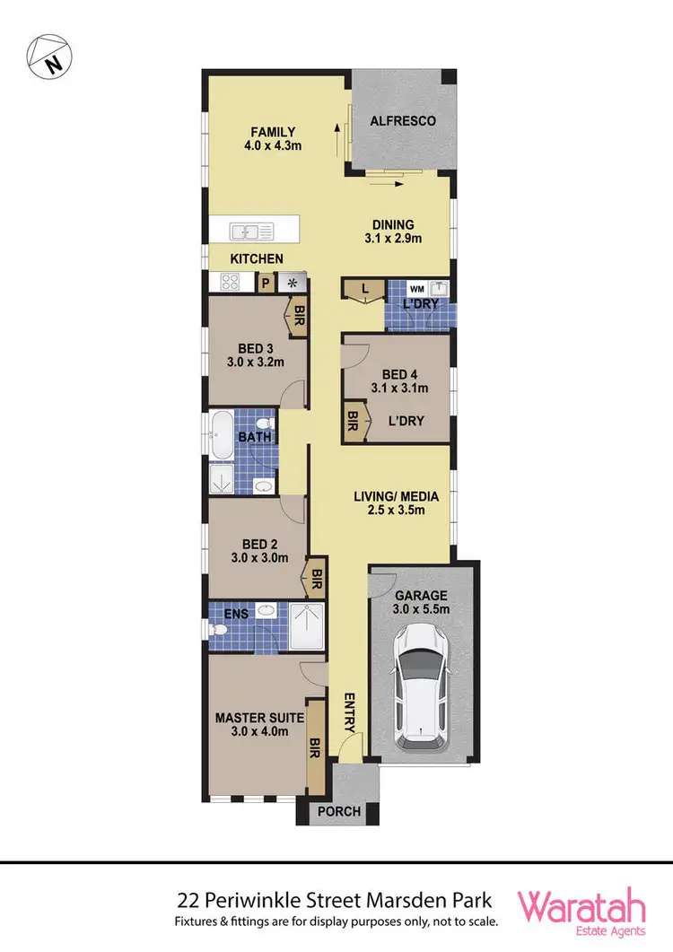 Floorplan of Homely house listing, 22 Periwinkle Street, Marsden Park NSW 2765