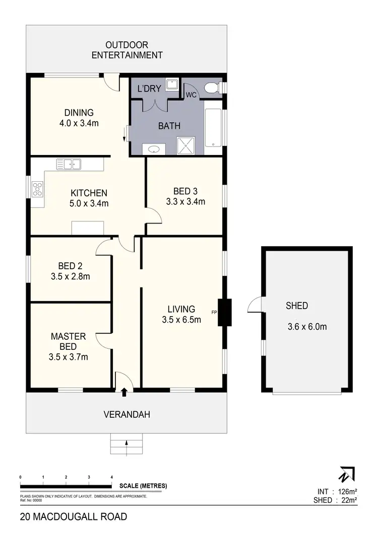 Floorplan of Homely house listing, 20 MacDougall Road, Golden Square VIC 3555