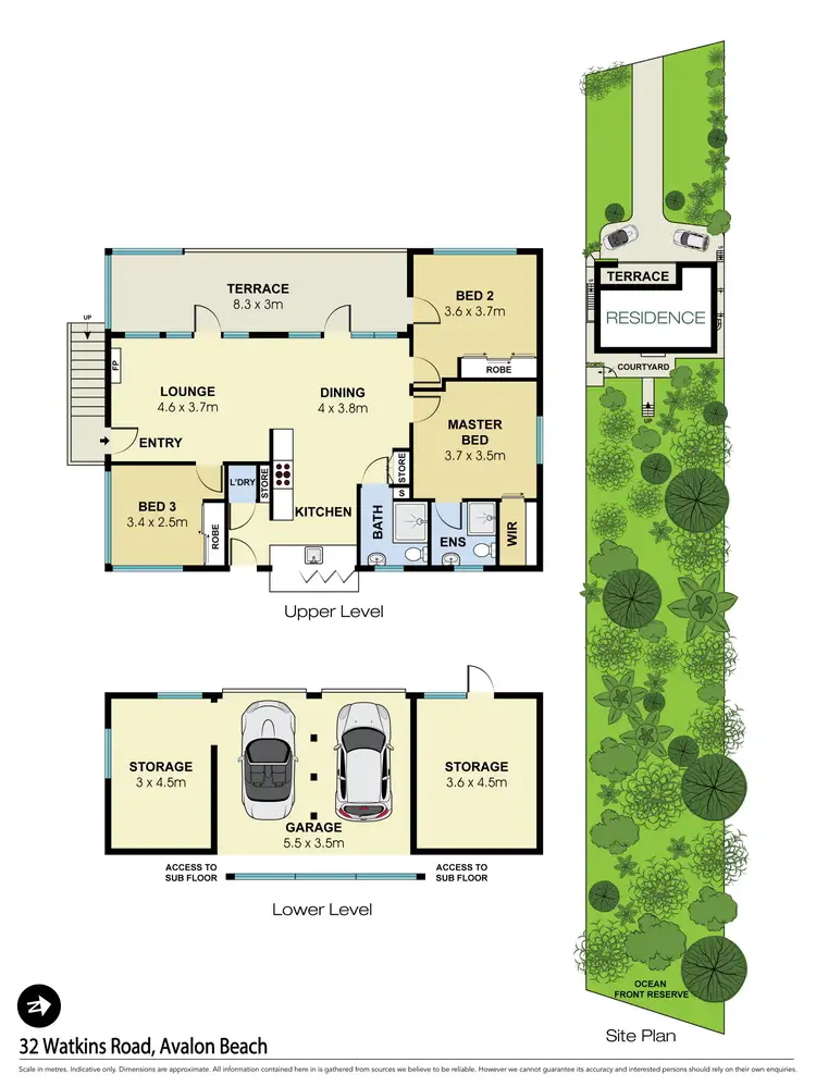Floorplan of Homely house listing, 32 Watkins Road, Avalon Beach NSW 2107