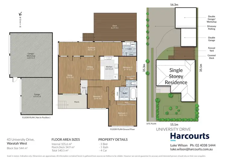 Floorplan of Homely house listing, 43 University Drive, Waratah West NSW 2298