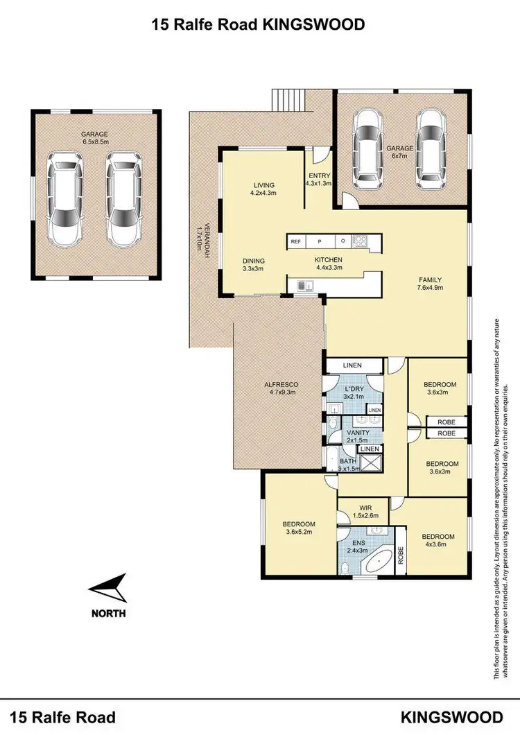 Floorplan of Homely house listing, 15 Ralfe Road, Tamworth NSW 2340