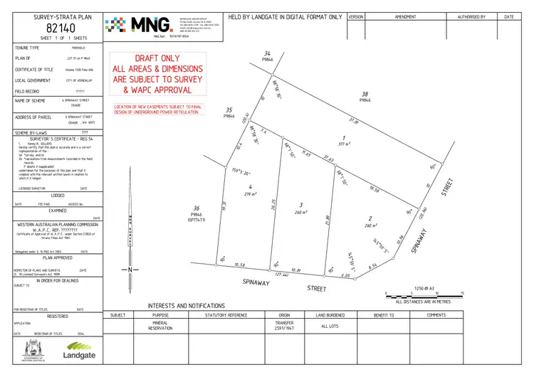 Floorplan of Homely land listing, LOT 2, 6 Spinaway Street, Craigie WA 6025