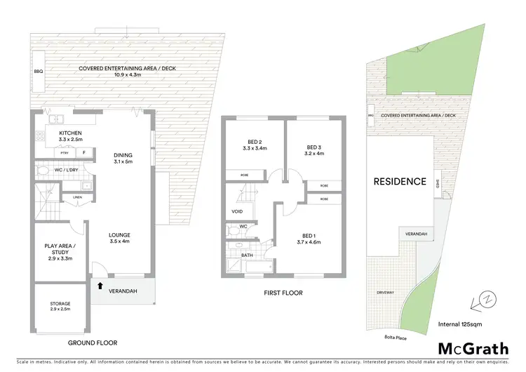 Floorplan of Homely house listing, 12A Bolta Place, Cromer NSW 2099