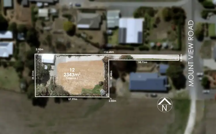 Floorplan of Homely land listing, 12 Mount View Road, Charleston SA 5244