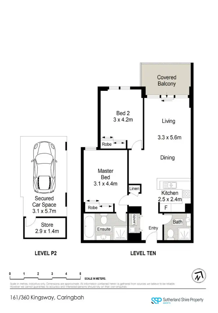 Floorplan of Homely apartment listing, 161/360 Kingsway, Caringbah NSW 2229