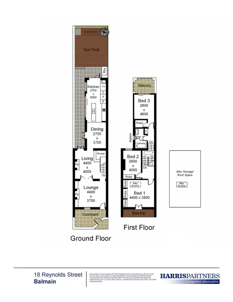 Floorplan of Homely house listing, 18 Reynolds Street, Balmain NSW 2041