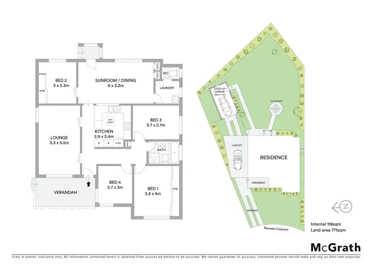 Floorplan of Homely house listing, 5 Nevada Crescent, Punchbowl NSW 2196