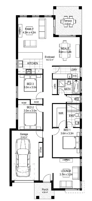 Floorplan of Homely land listing, Address available on request
