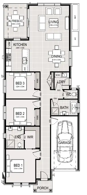 Floorplan of Homely land listing, Address available on request