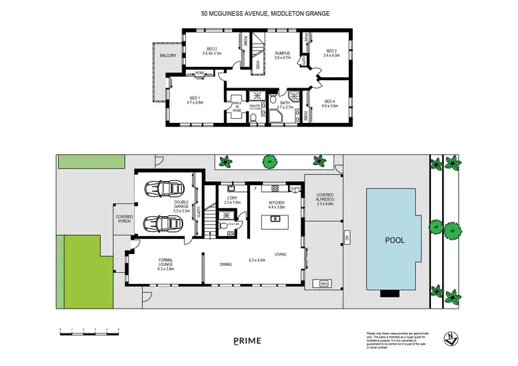 Floorplan of Homely house listing, 50 McGuiness Avenue, Middleton Grange NSW 2171