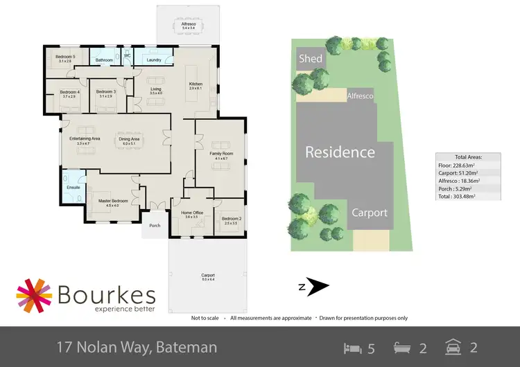 Floorplan of Homely house listing, 17 Nolan Way, Bateman WA 6150