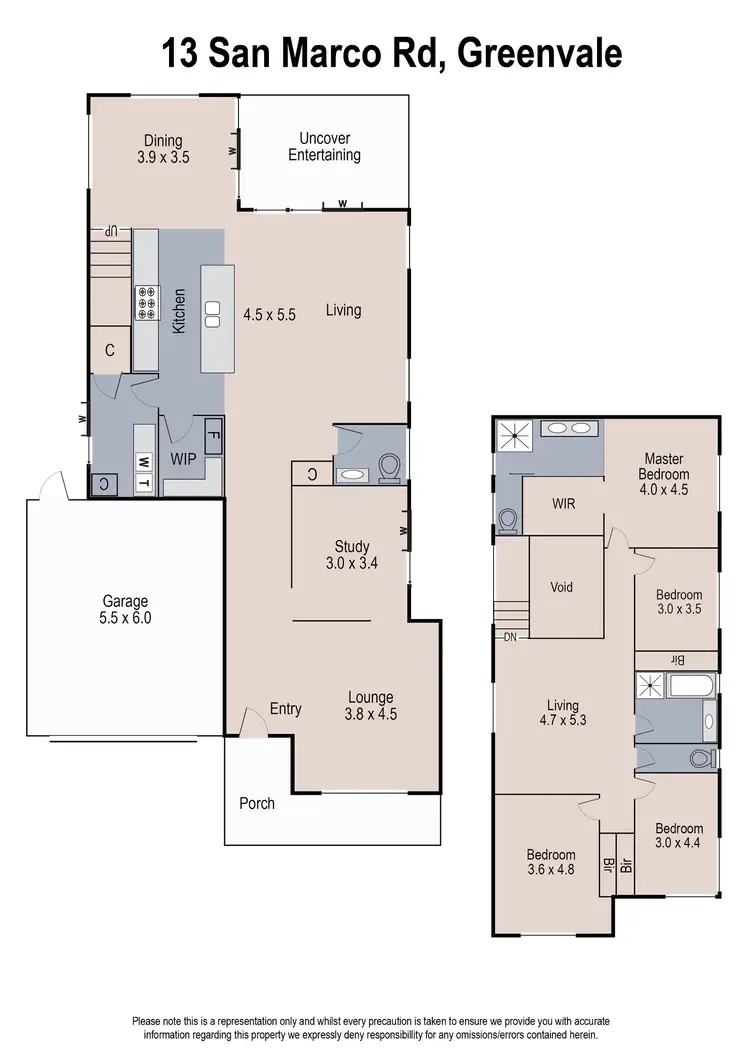 Floorplan of Homely house listing, 13 San Marco Road, Greenvale VIC 3059