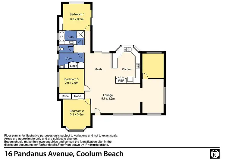 Floorplan of Homely house listing, 16 Pandanus Avenue, Coolum Beach QLD 4573