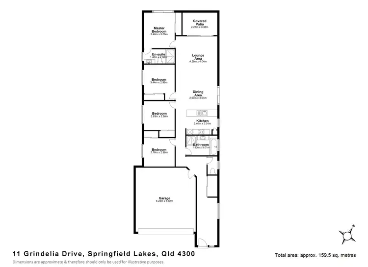 Floorplan of Homely house listing, 11 Grindelia Drive, Springfield Lakes QLD 4300