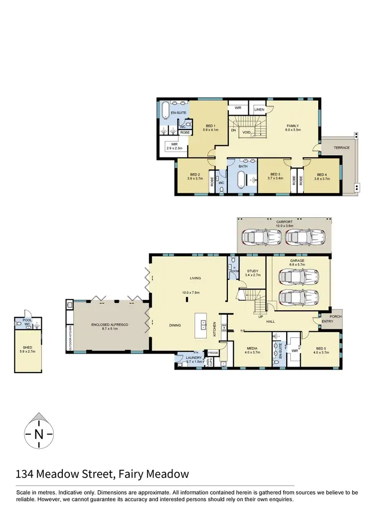 Floorplan of Homely house listing, 134 Meadow Street, Fairy Meadow NSW 2519