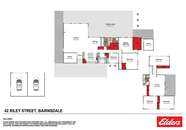 Floorplan of Homely house listing, 42 Riley Street, Bairnsdale VIC 3875