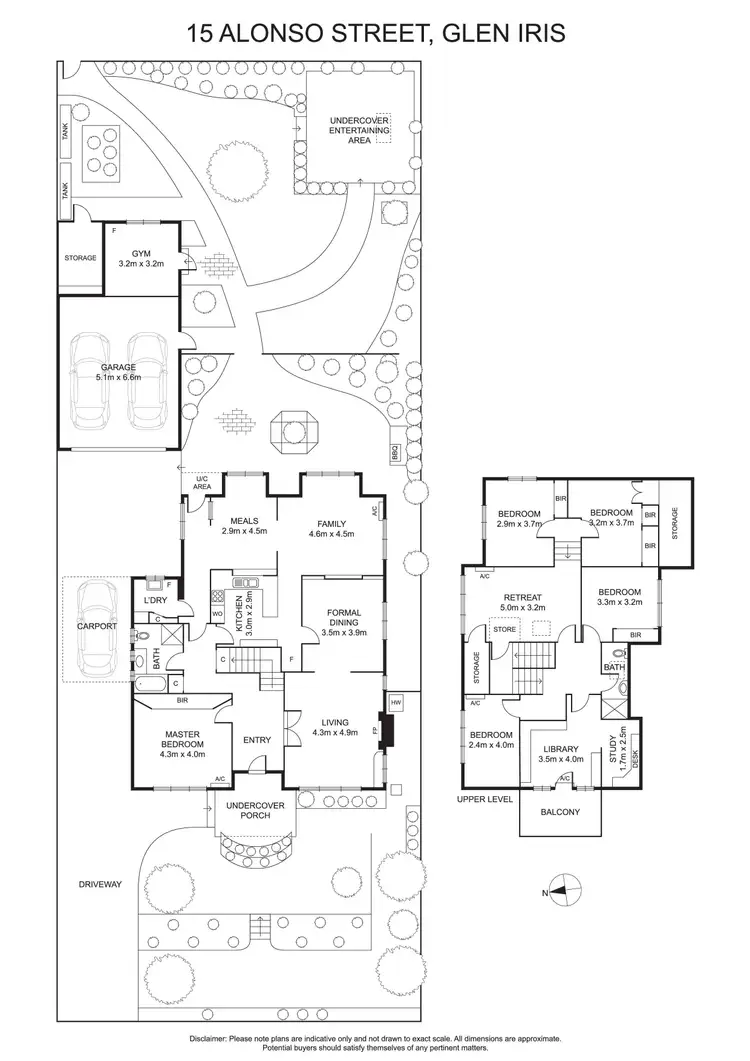 Floorplan of Homely house listing, 15 Alonso Street, Glen Iris VIC 3146