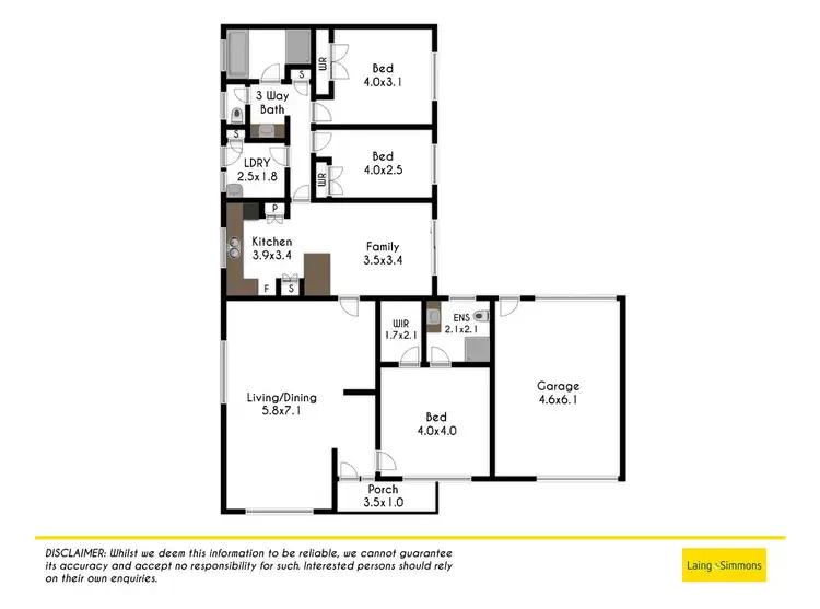 Floorplan of Homely house listing, 61 Harwood Circuit, Glenmore Park NSW 2745