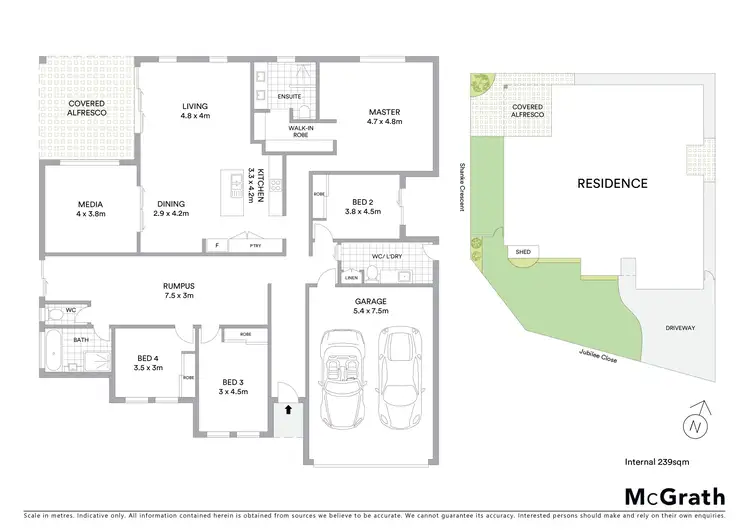 Floorplan of Homely house listing, 1 Jubilee Close, Kings Langley NSW 2147