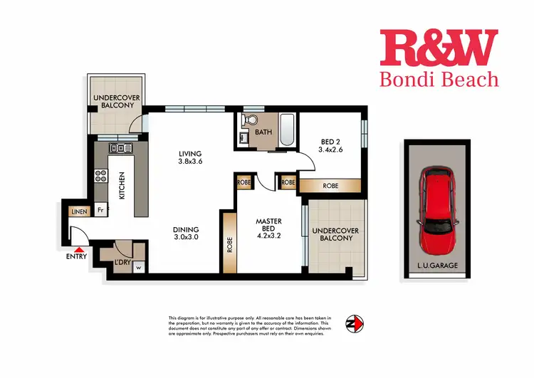 Floorplan of Homely apartment listing, 21/5-7 Macpherson Street, Waverley NSW 2024