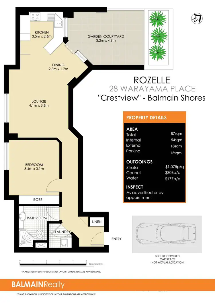 Floorplan of Homely apartment listing, 105/28 Warayama Place, Rozelle NSW 2039