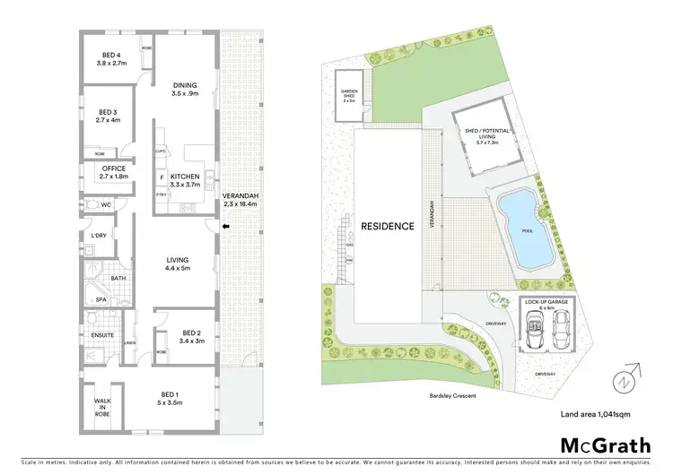 Floorplan of Homely house listing, 24 Bardsley Crescent, Toormina NSW 2452