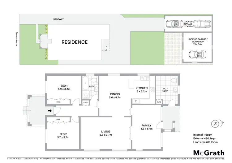 Floorplan of Homely house listing, 14 Gannon Avenue, Dolls Point NSW 2219