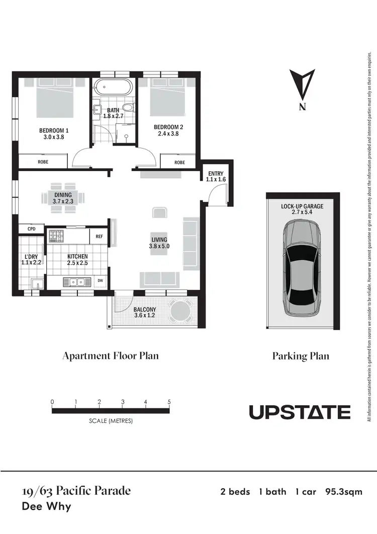 Floorplan of Homely apartment listing, 19/63 Pacific Parade, Dee Why NSW 2099