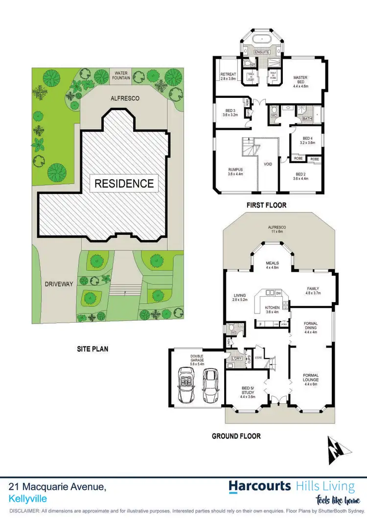 Floorplan of Homely house listing, 21 Macquarie Avenue, Kellyville NSW 2155