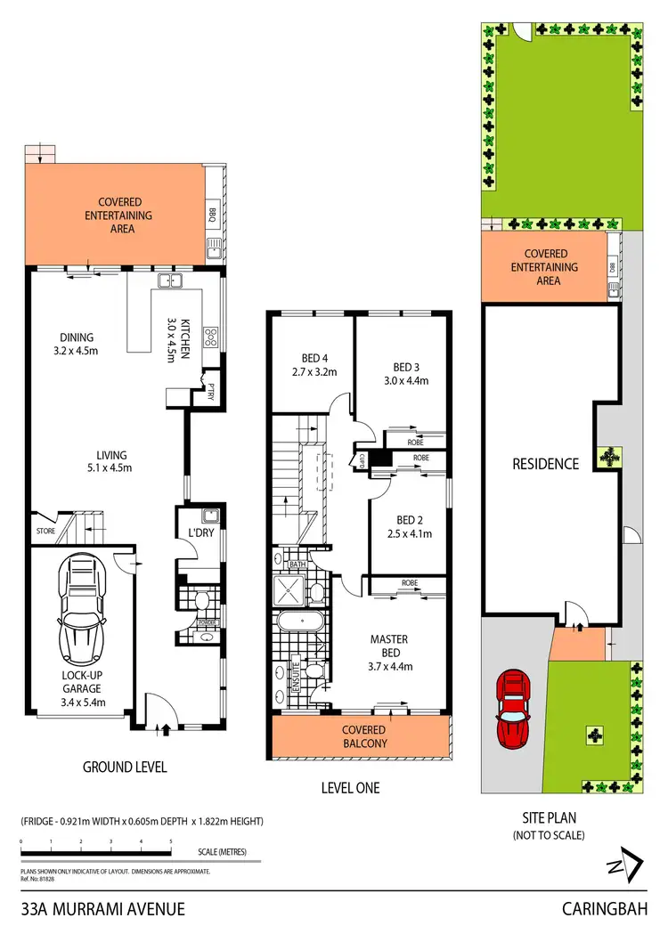 Floorplan of Homely semi-detached listing, 33a Murrami Avenue, Caringbah NSW 2229