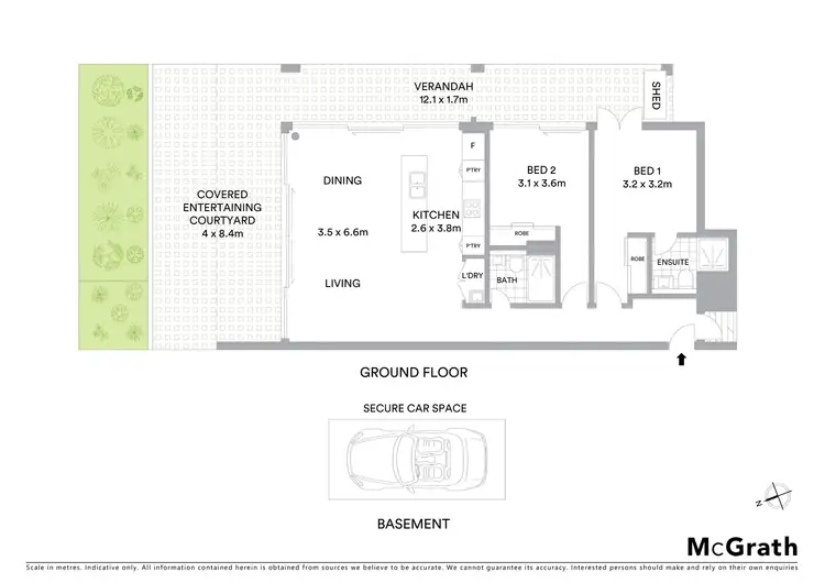 Floorplan of Homely apartment listing, 3206/88 King Street, Randwick NSW 2031