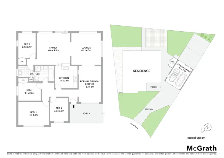 Floorplan of Homely house listing, 5 Kura Place, Seven Hills NSW 2147