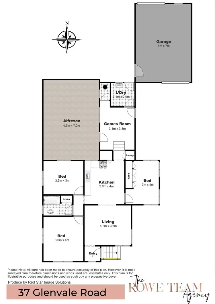 Floorplan of Homely house listing, 37 Glenvale Road, Newtown QLD 4350